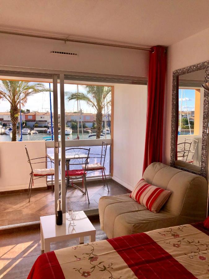 Cap Capistol Studio Le Cap D'Agde Vue Port Экстерьер фото